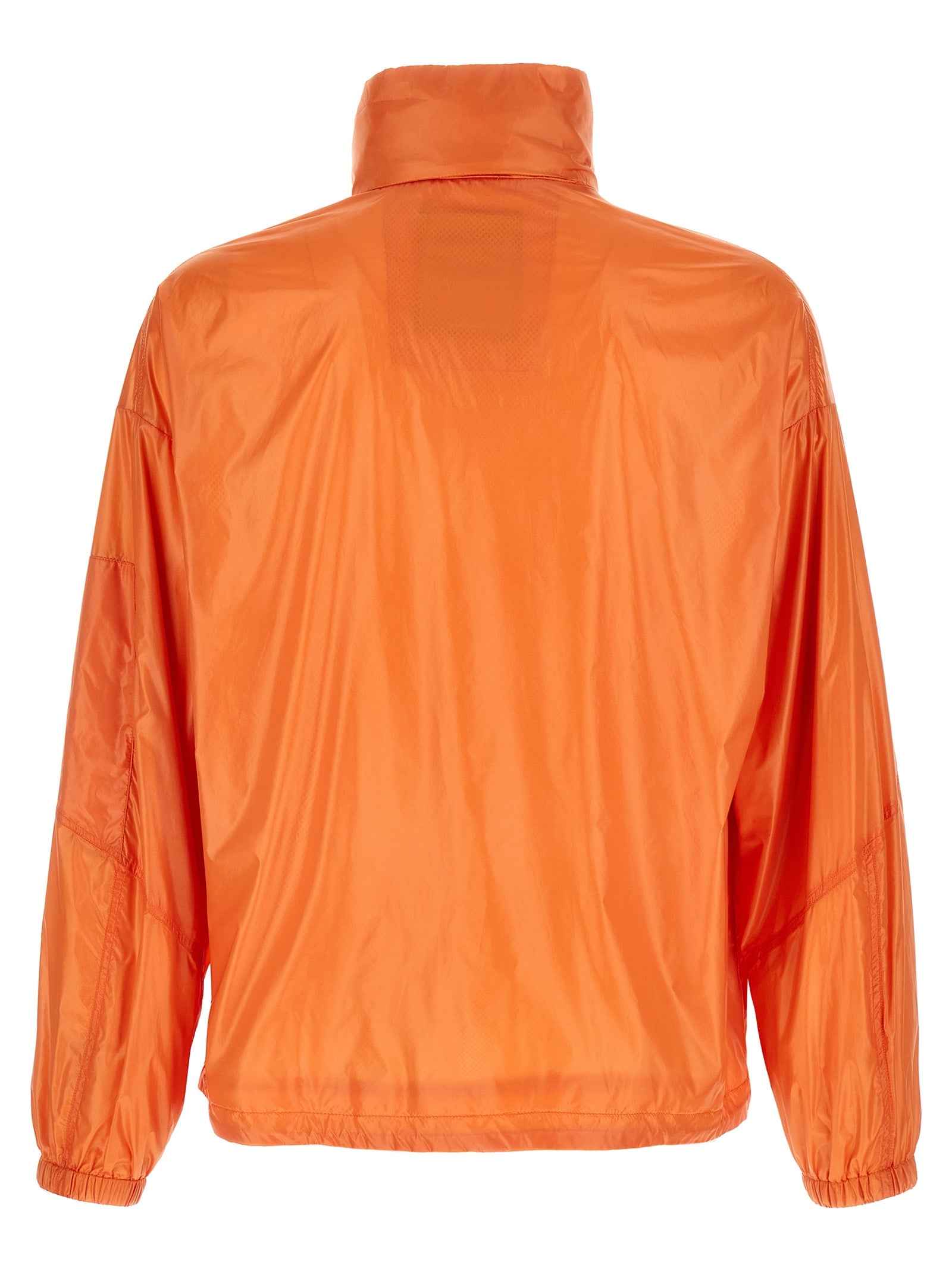 Orange Polyamide Shell Jacket