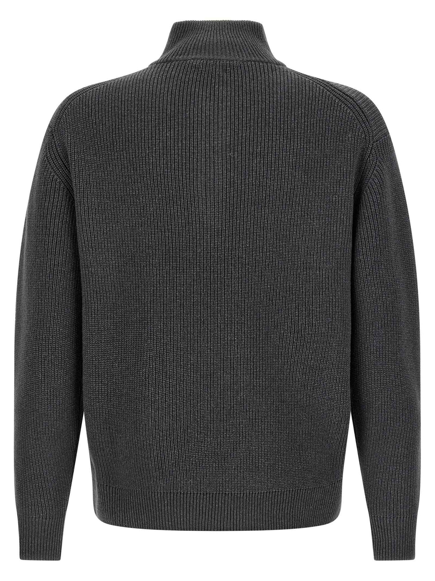Gray Wool Cardigan