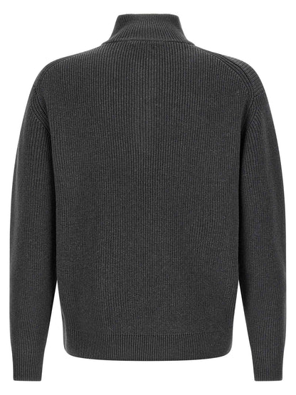 Gray Wool Cardigan