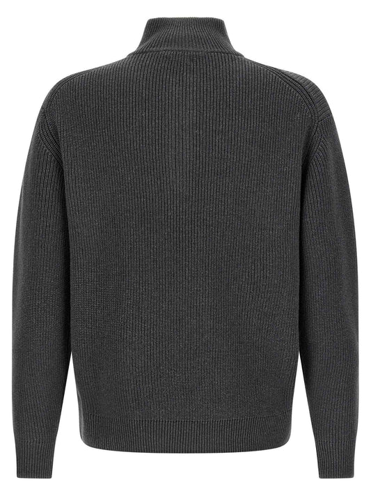 Gray Wool Cardigan