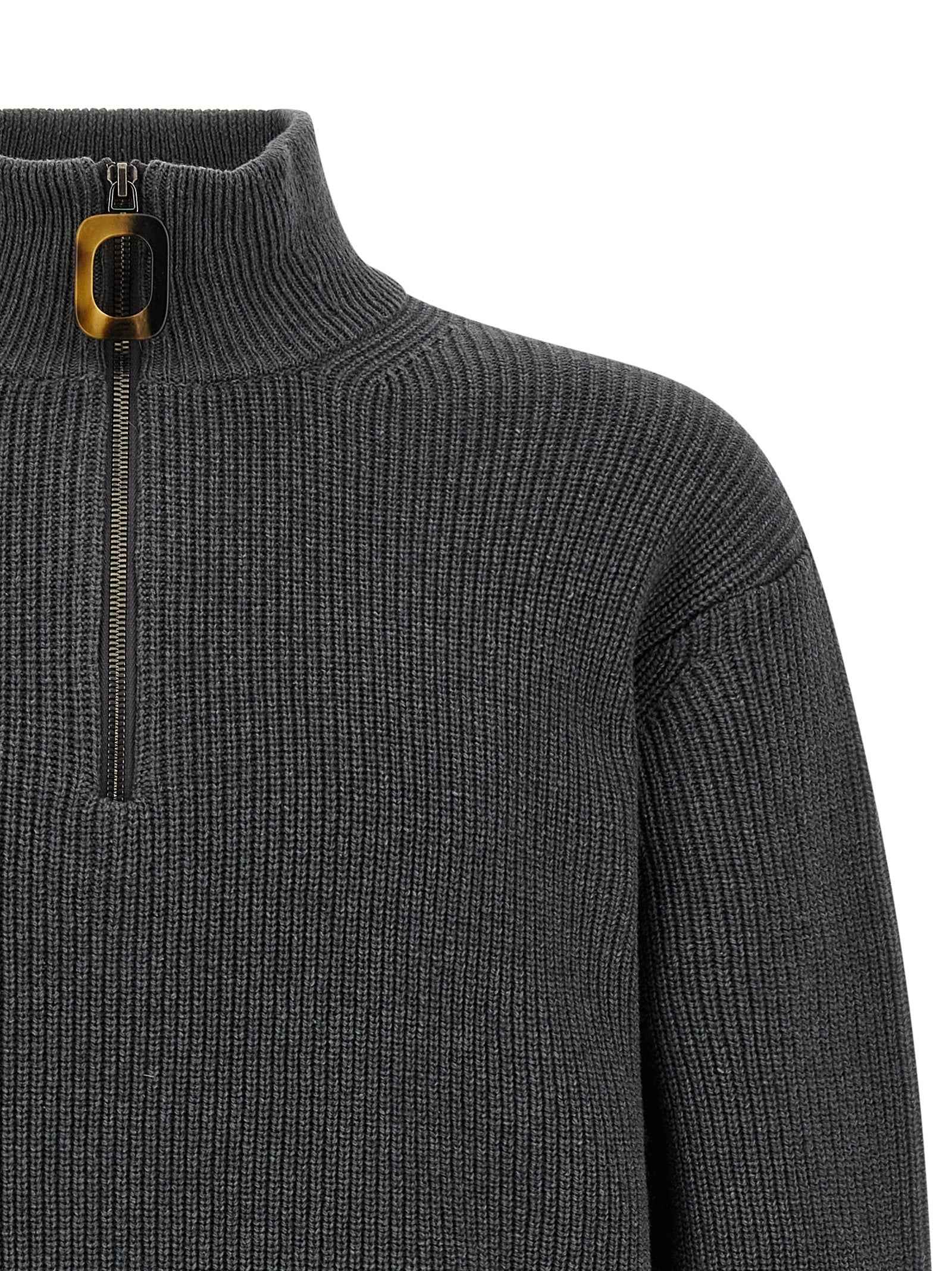 Gray Wool Cardigan