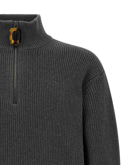 Gray Wool Cardigan