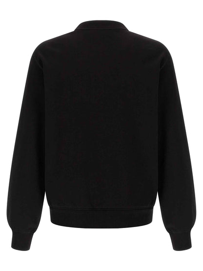 Black Cotton Sweatshirt