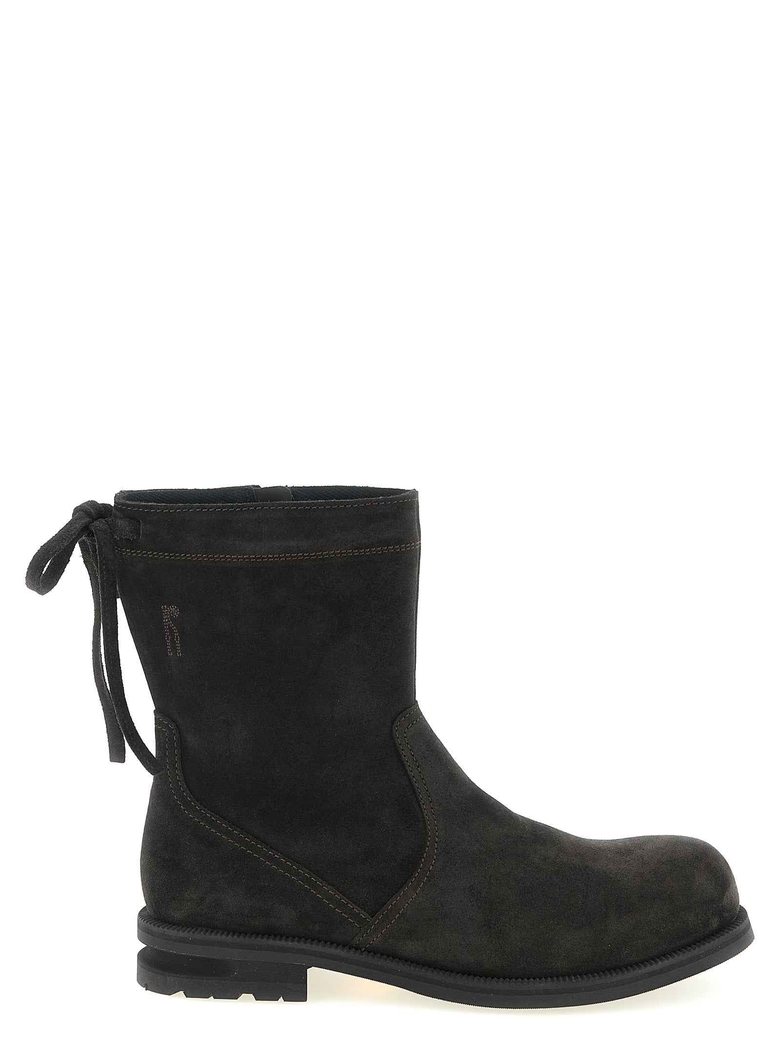 Brown Calfskin Ankle Boots
