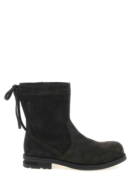 Brown Calfskin Ankle Boots