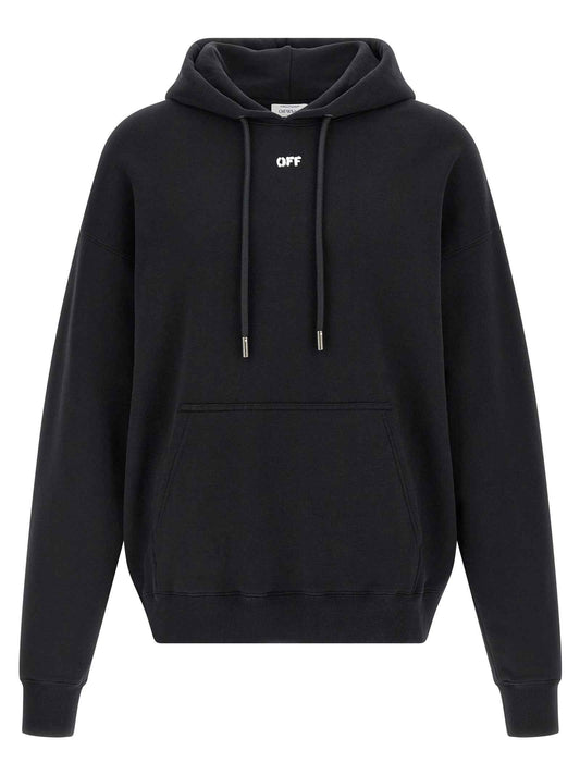 Black Cotton Sweatshirt