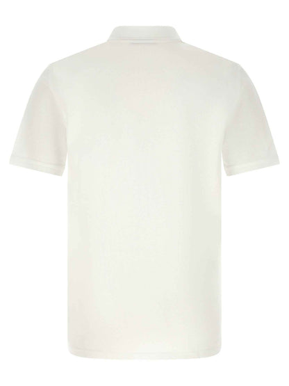 White Cotton Polo Shirt