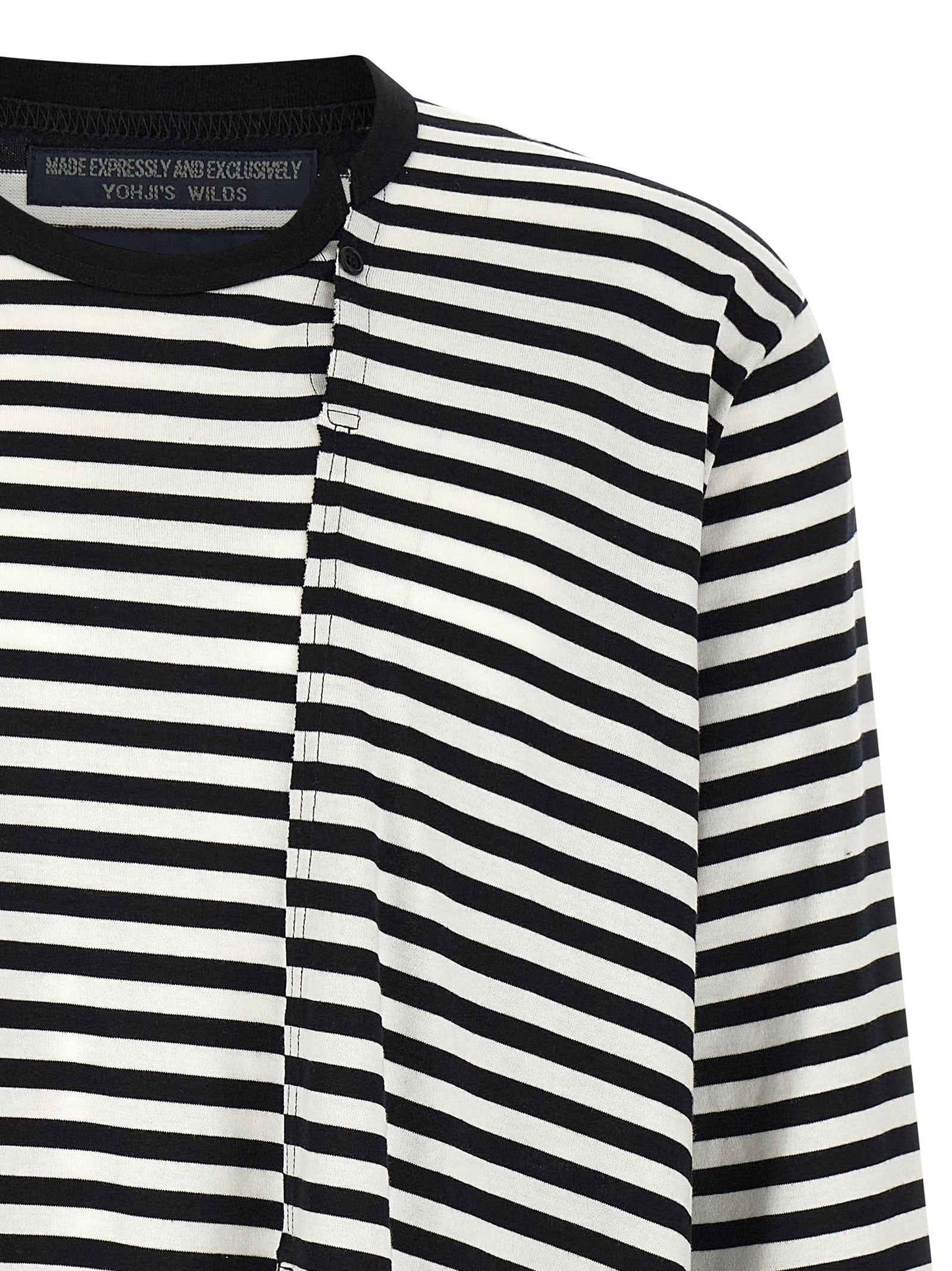 Bicolor Cotton Cardigan