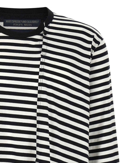 Bicolor Cotton Cardigan