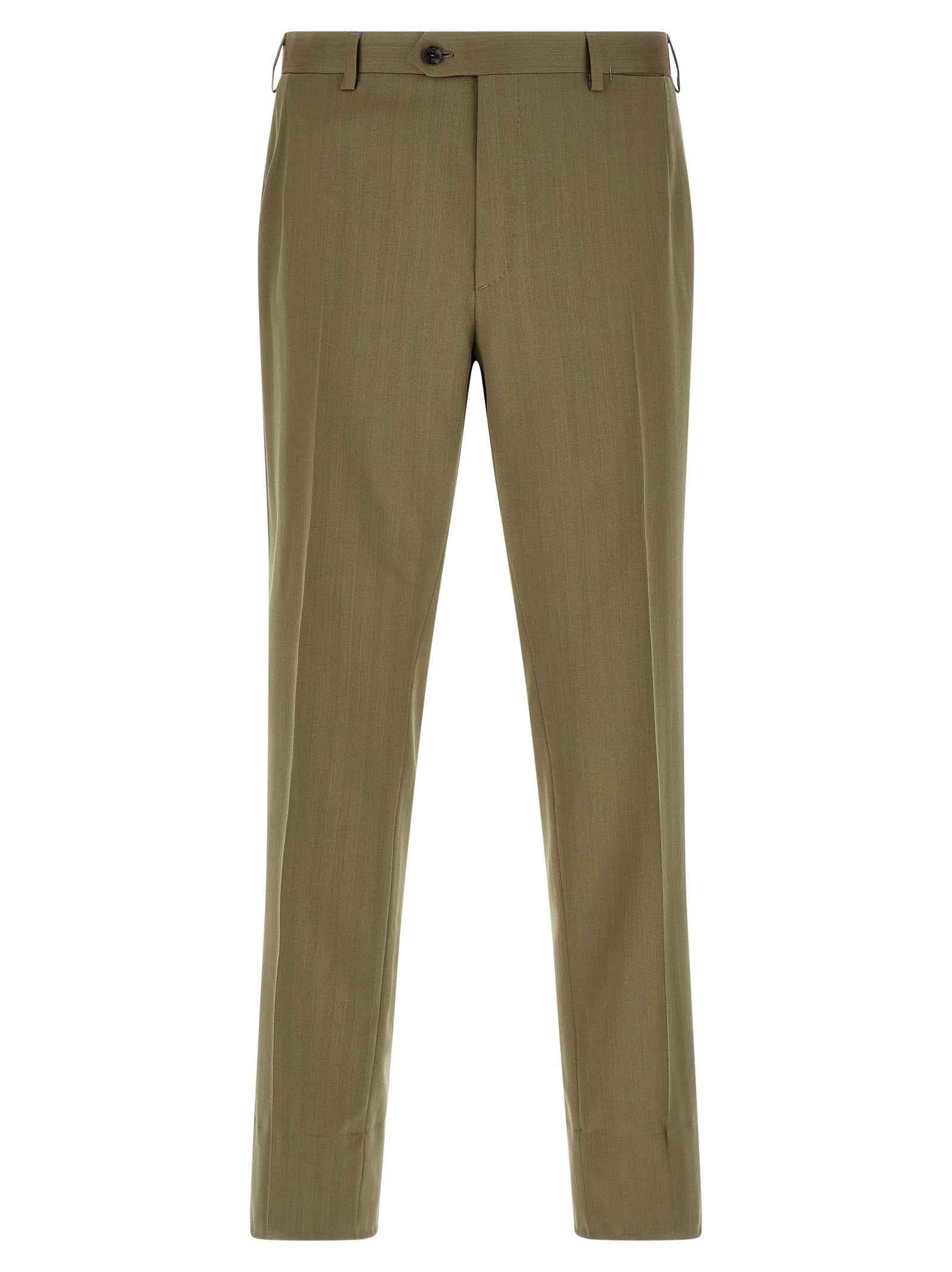 Bicolor Wool Two-Piece Suit