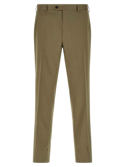 Bicolor Wool Two-Piece Suit