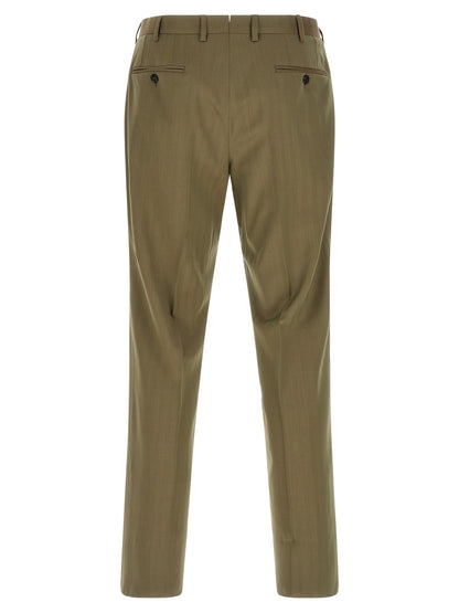 Bicolor Wool Two-Piece Suit