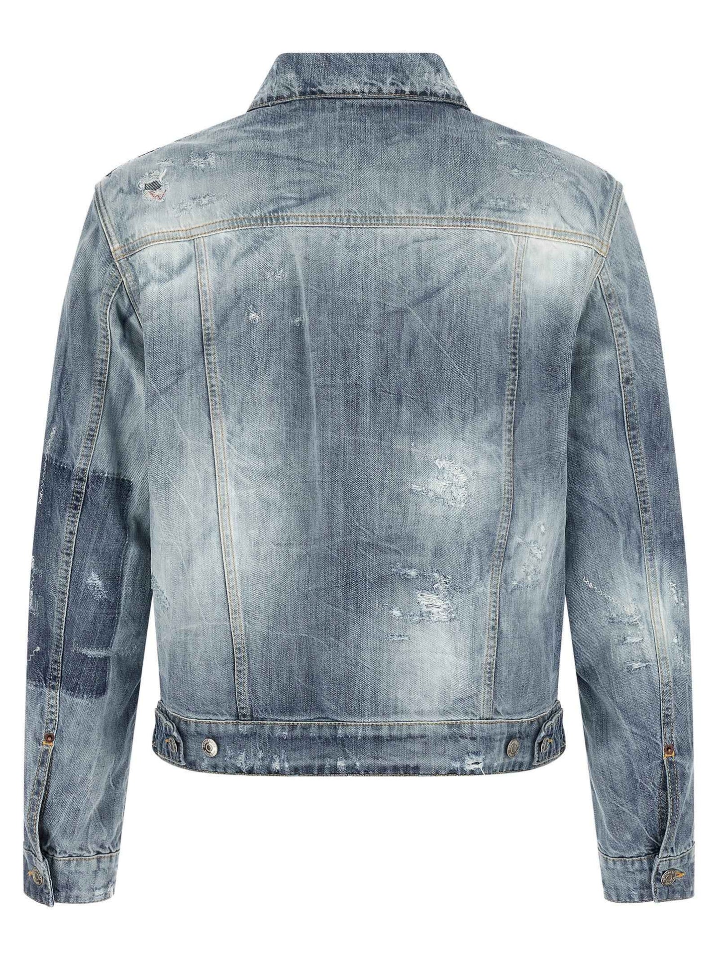 Blue Cotton Denim Jacket