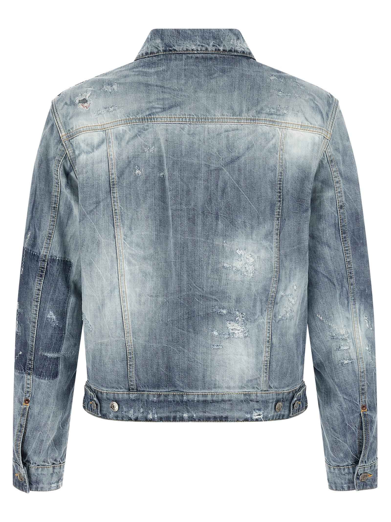 Blue Cotton Denim Jacket