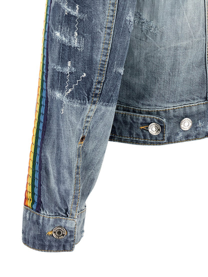 Blue Cotton Denim Jacket