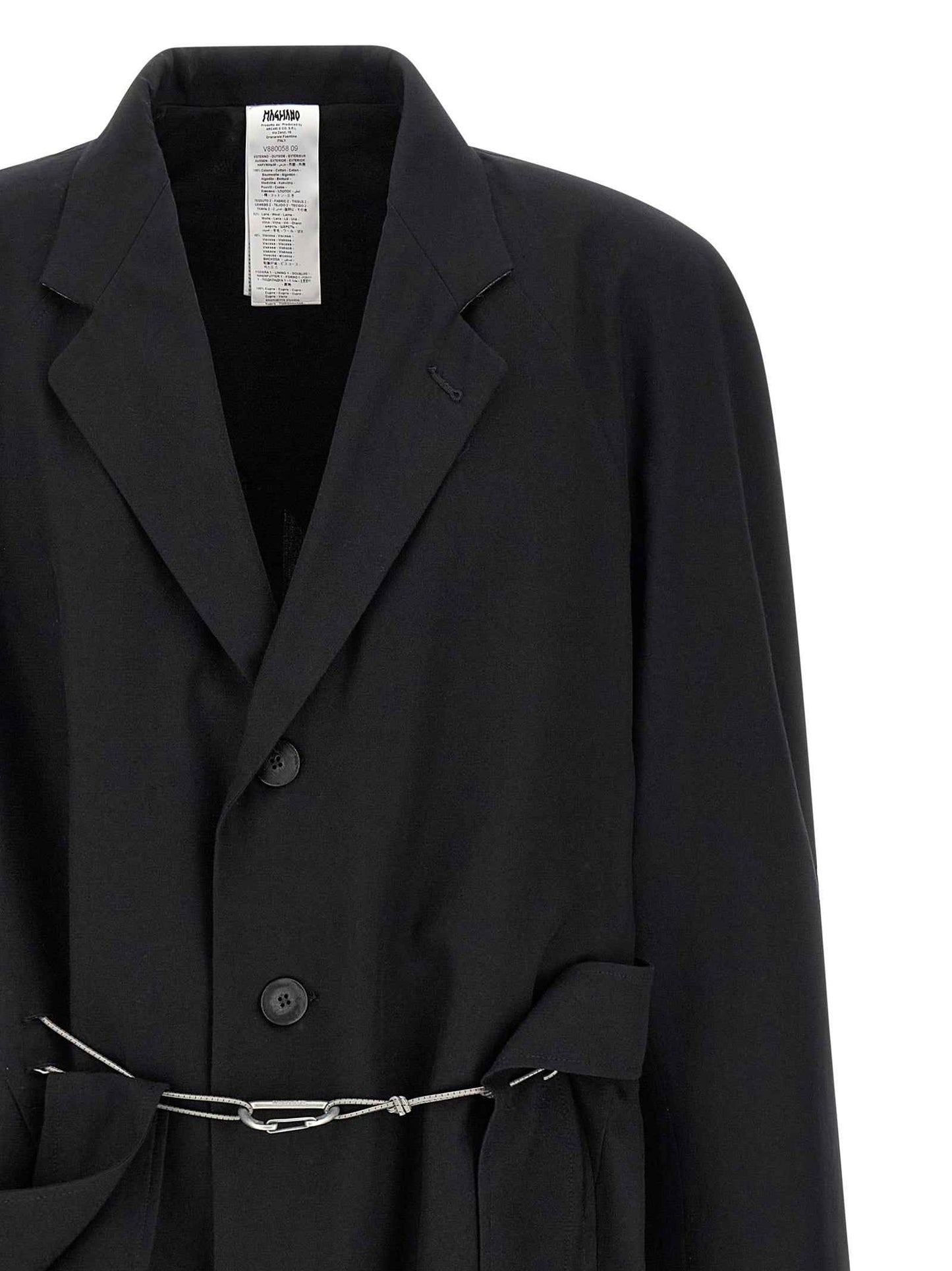 Black Cotton Coat