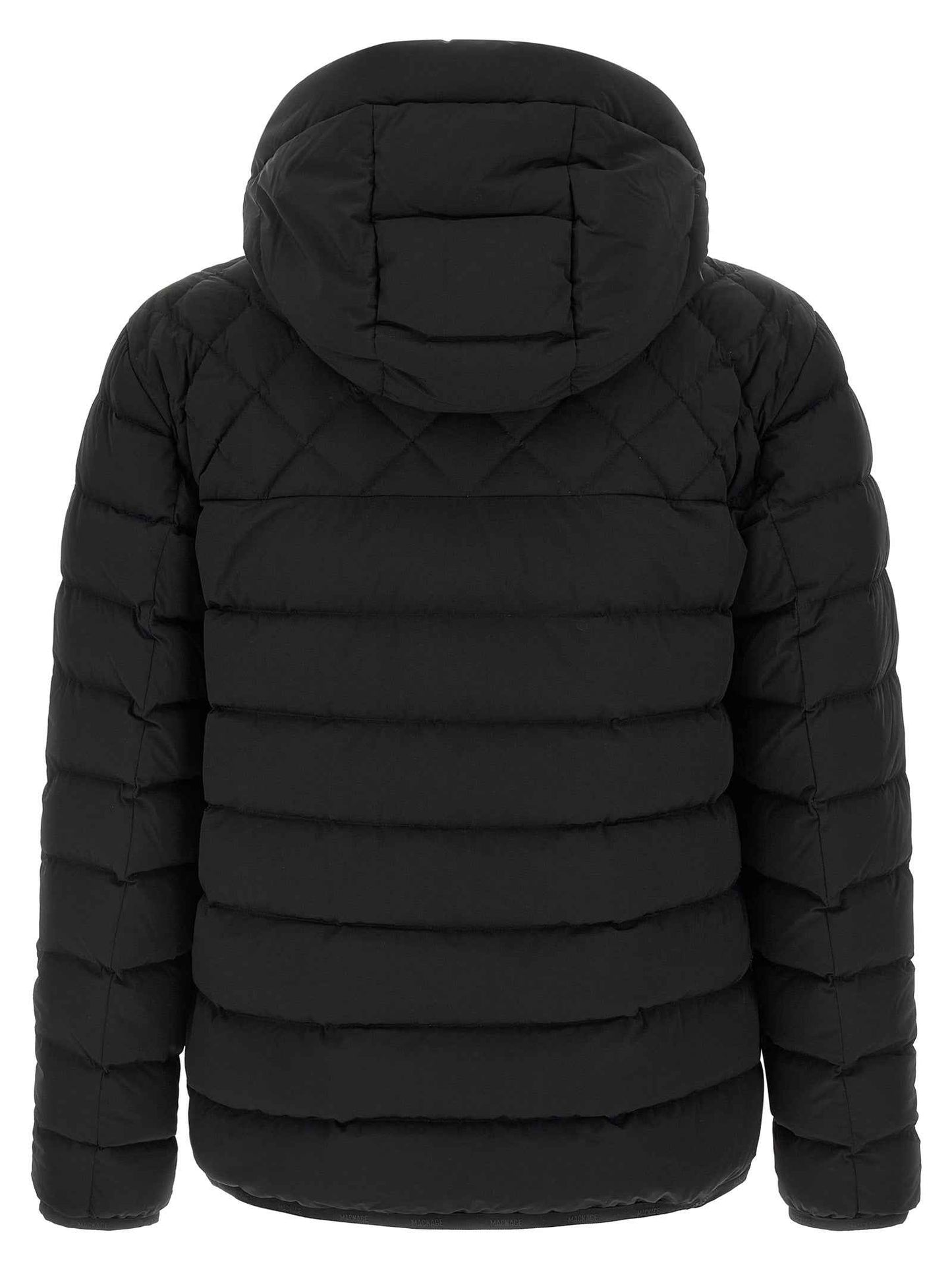 Black Nylon Full-Length Jacket