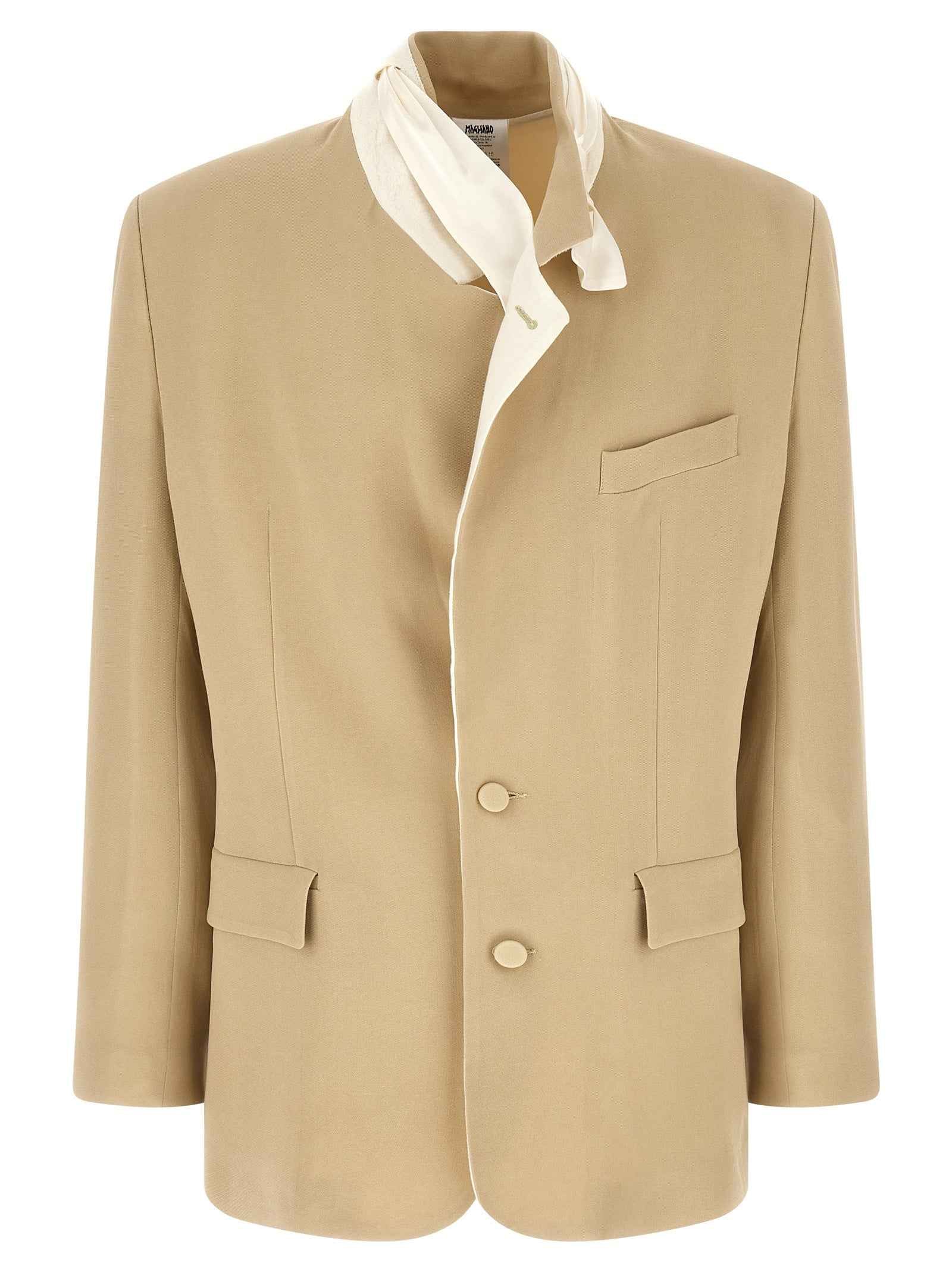 Beige Viscose Blazer