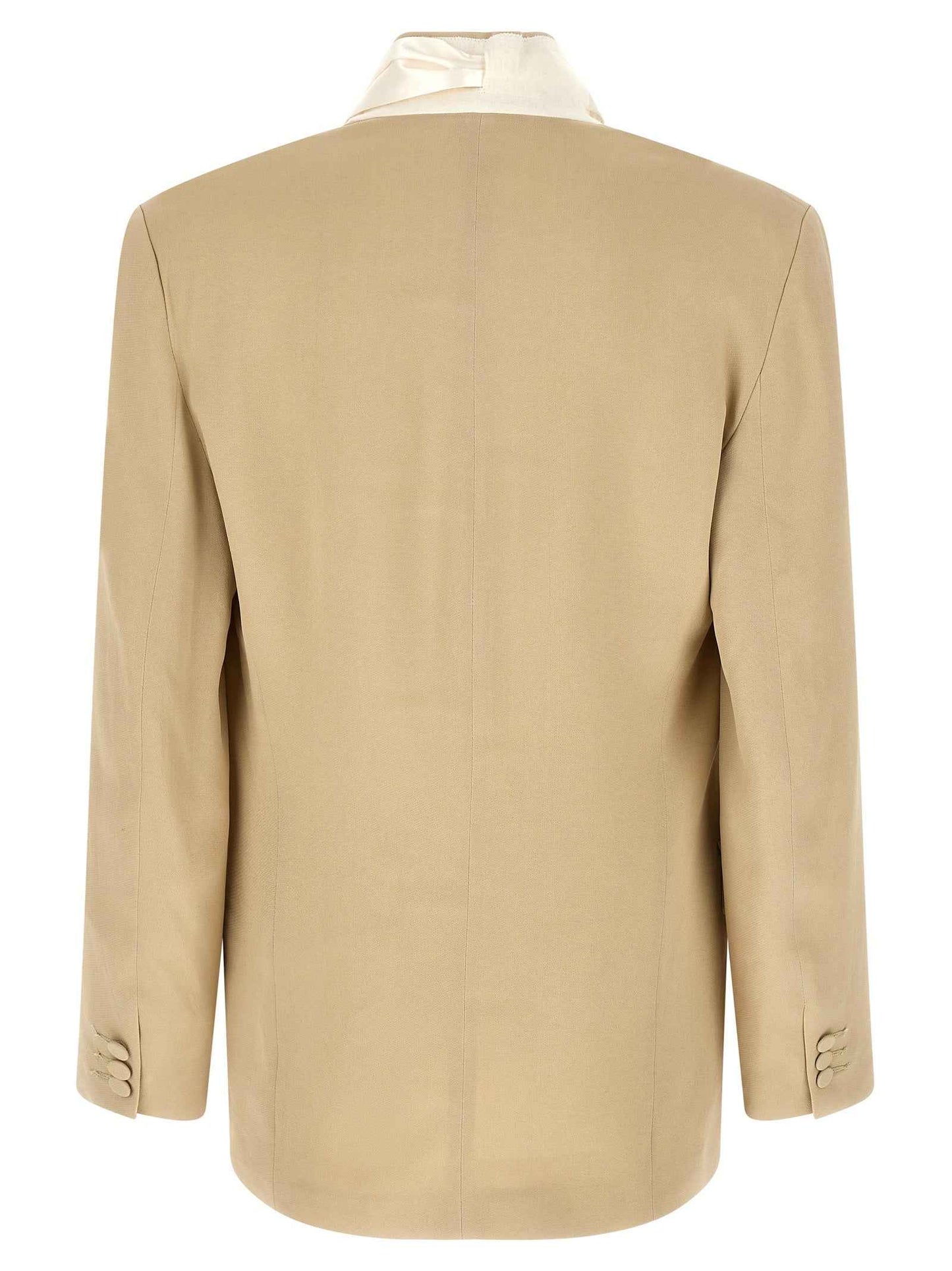Beige Viscose Blazer