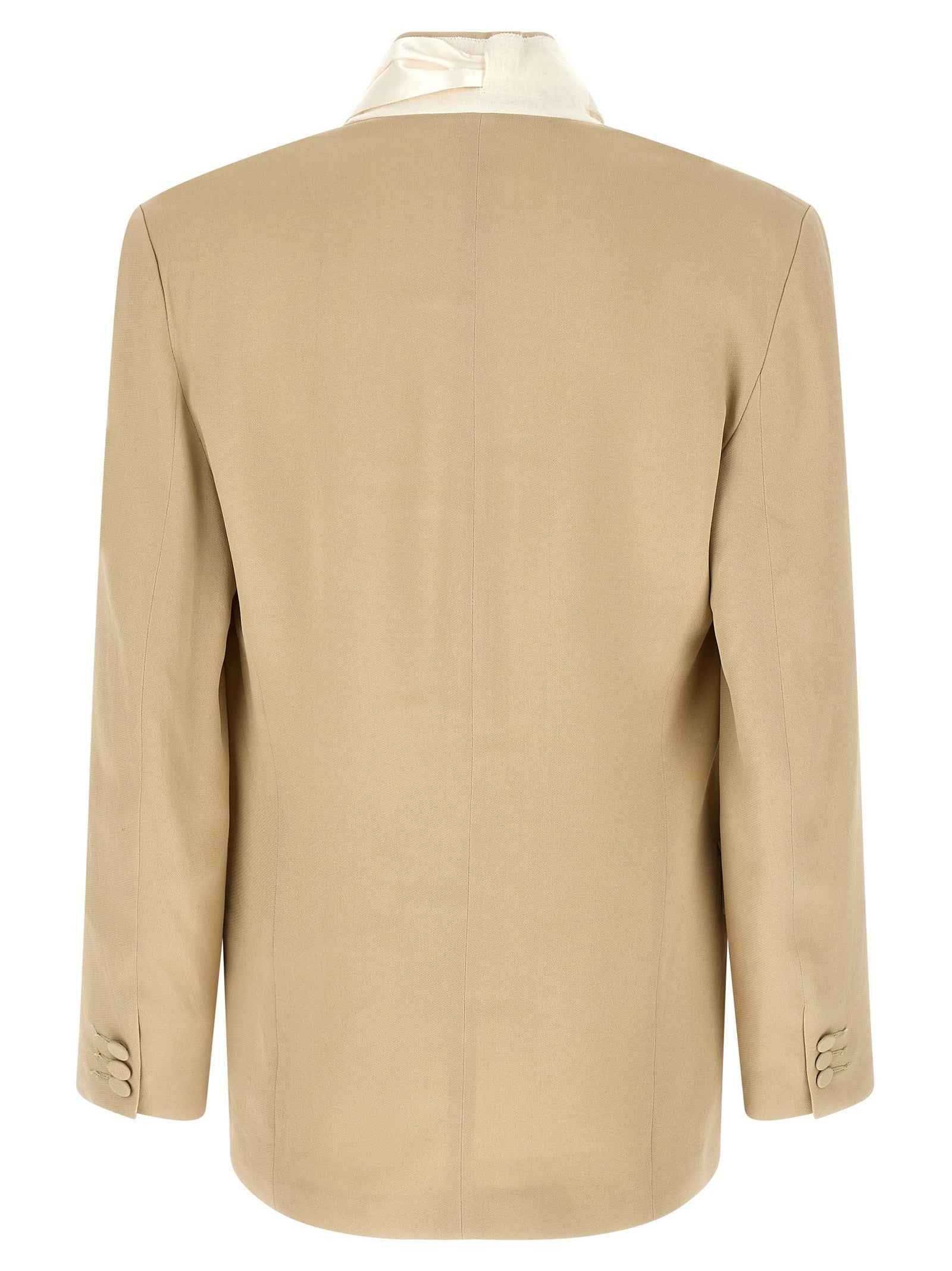 Beige Viscose Blazer
