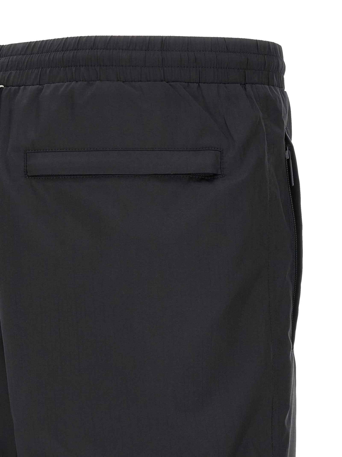 Blue Polyamide Joggers (Workout Pants)