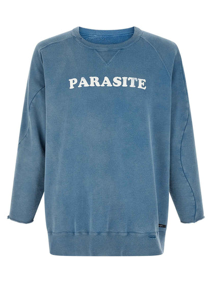 Blue Cotton Sweatshirt