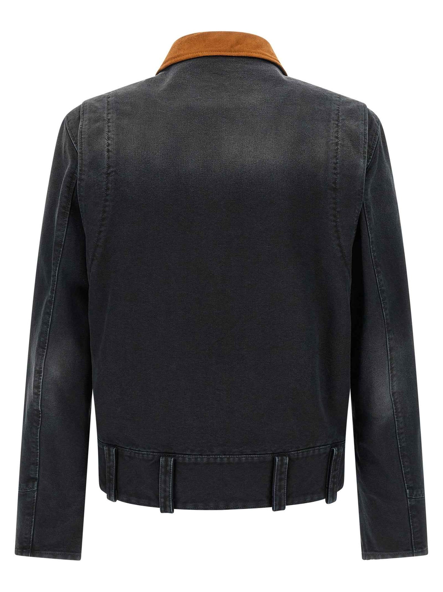 Gray Cotton Denim Jacket