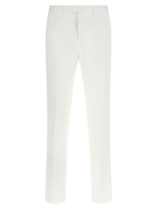 White Cotton Dress Pants
