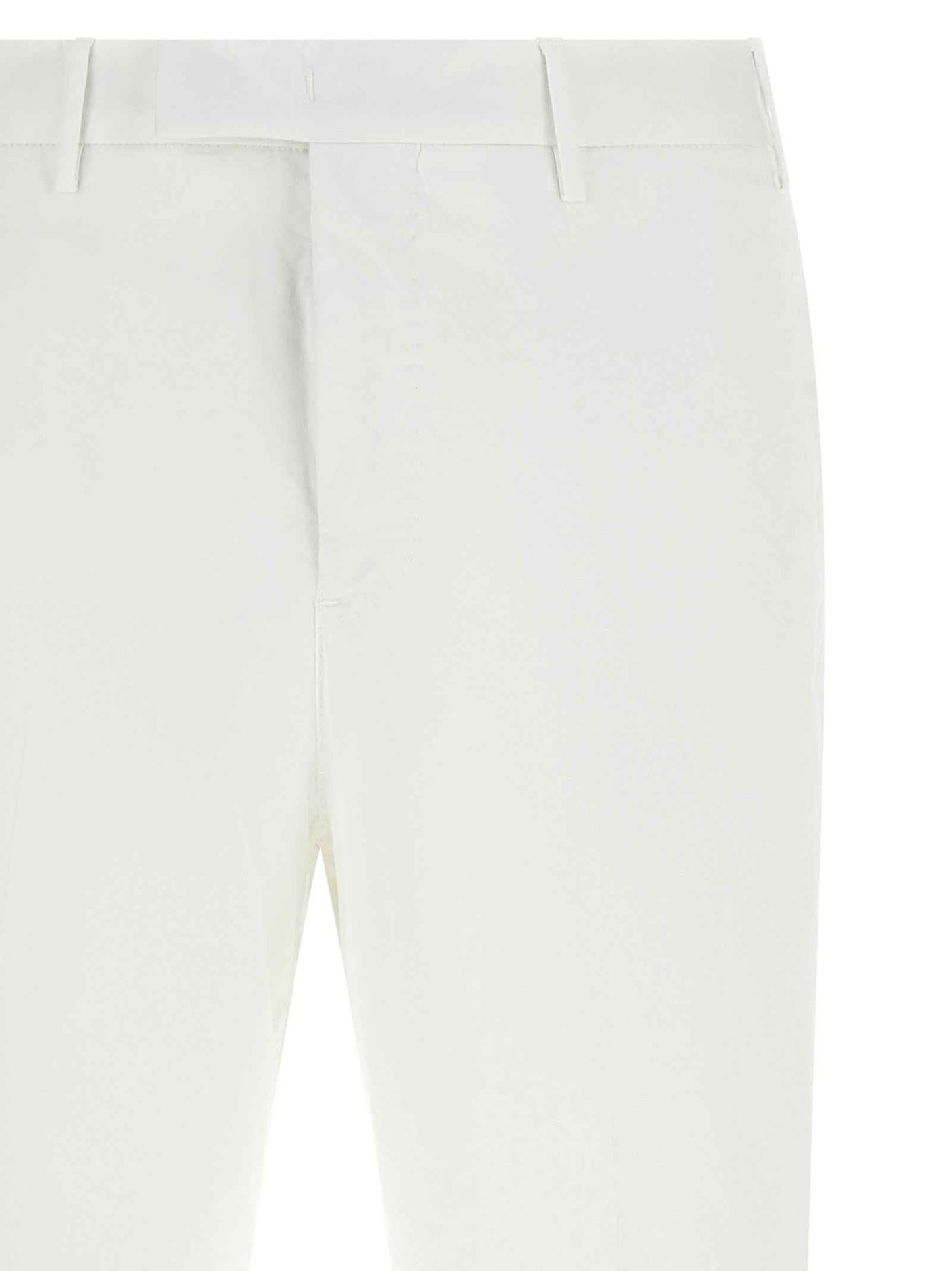 White Cotton Dress Pants