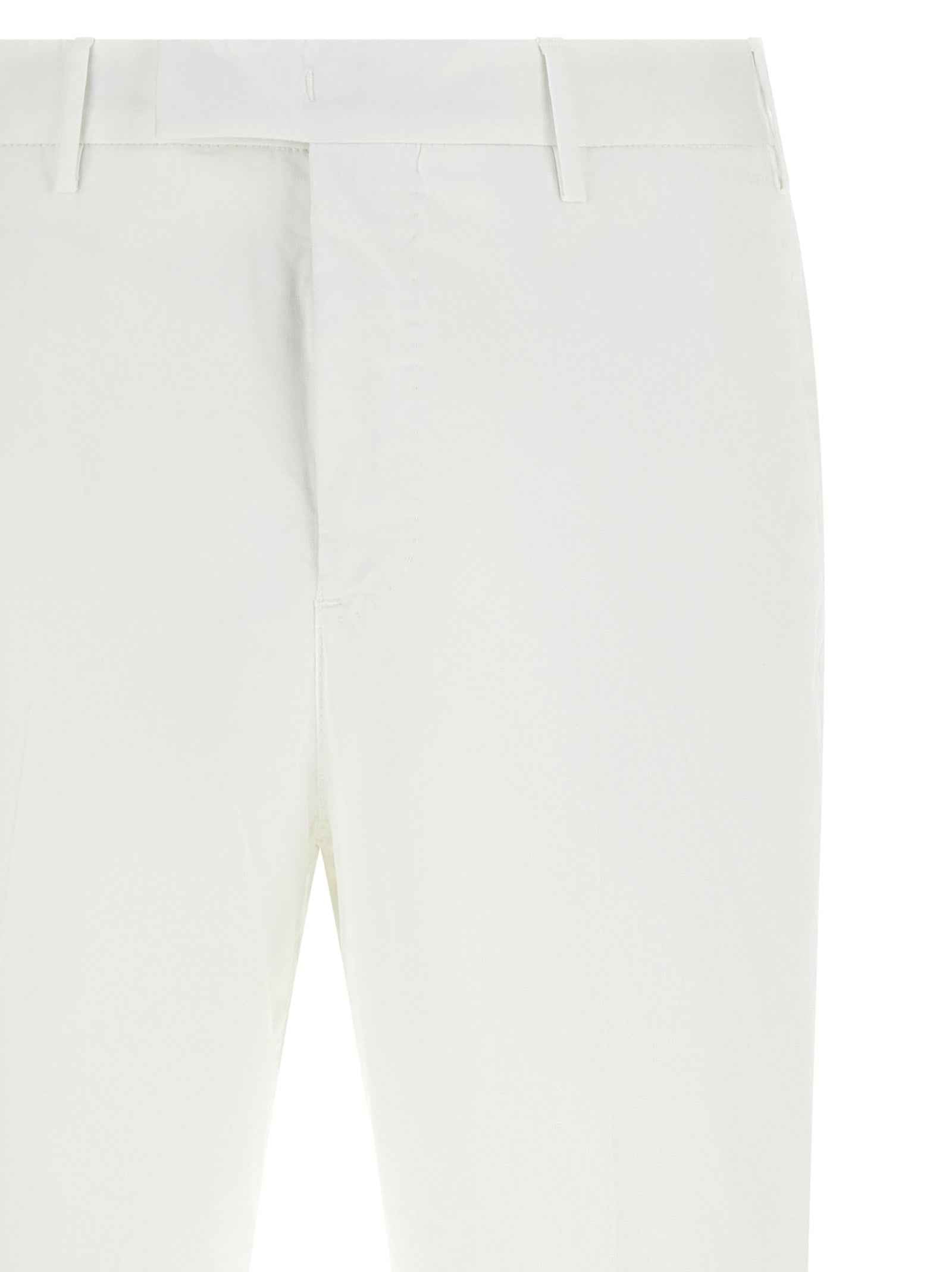 White Cotton Dress Pants