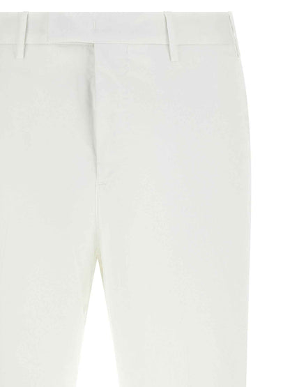 White Cotton Dress Pants
