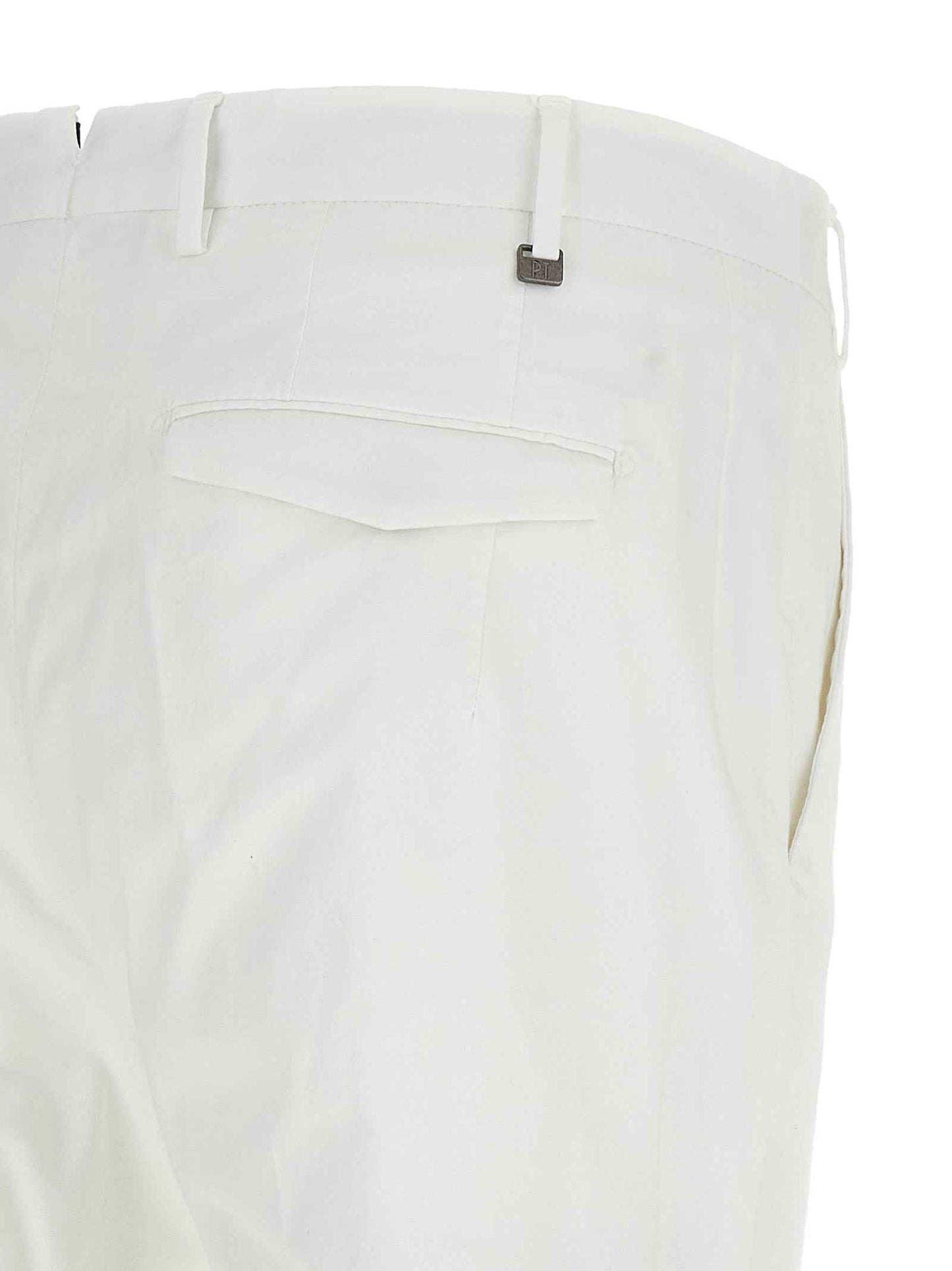 White Cotton Dress Pants
