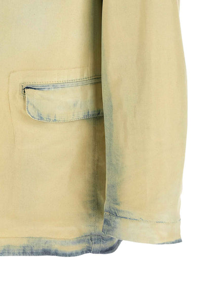 Beige Lyocell Blazer