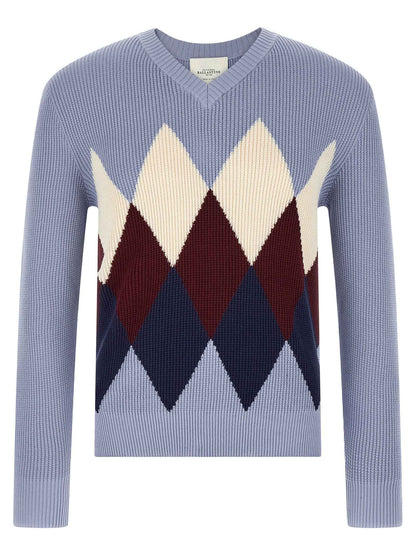 Blue Cotton Cardigan