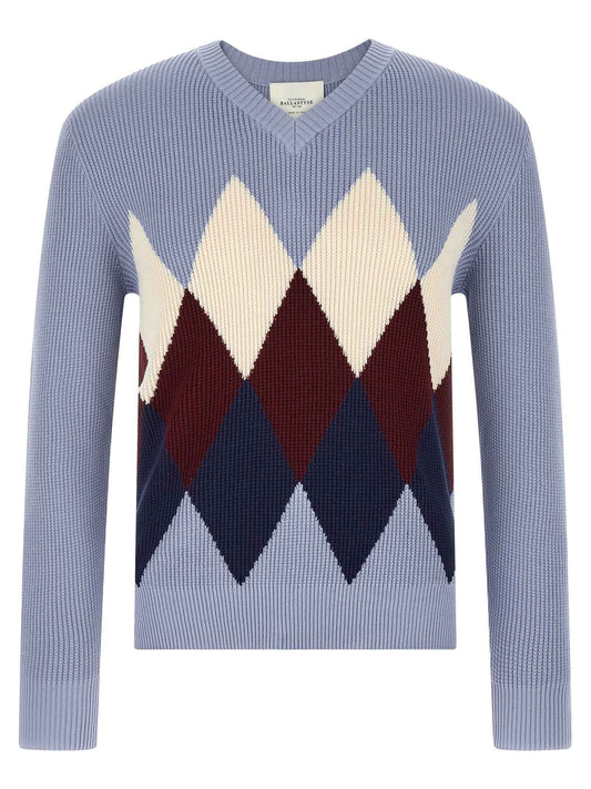 Blue Cotton Cardigan