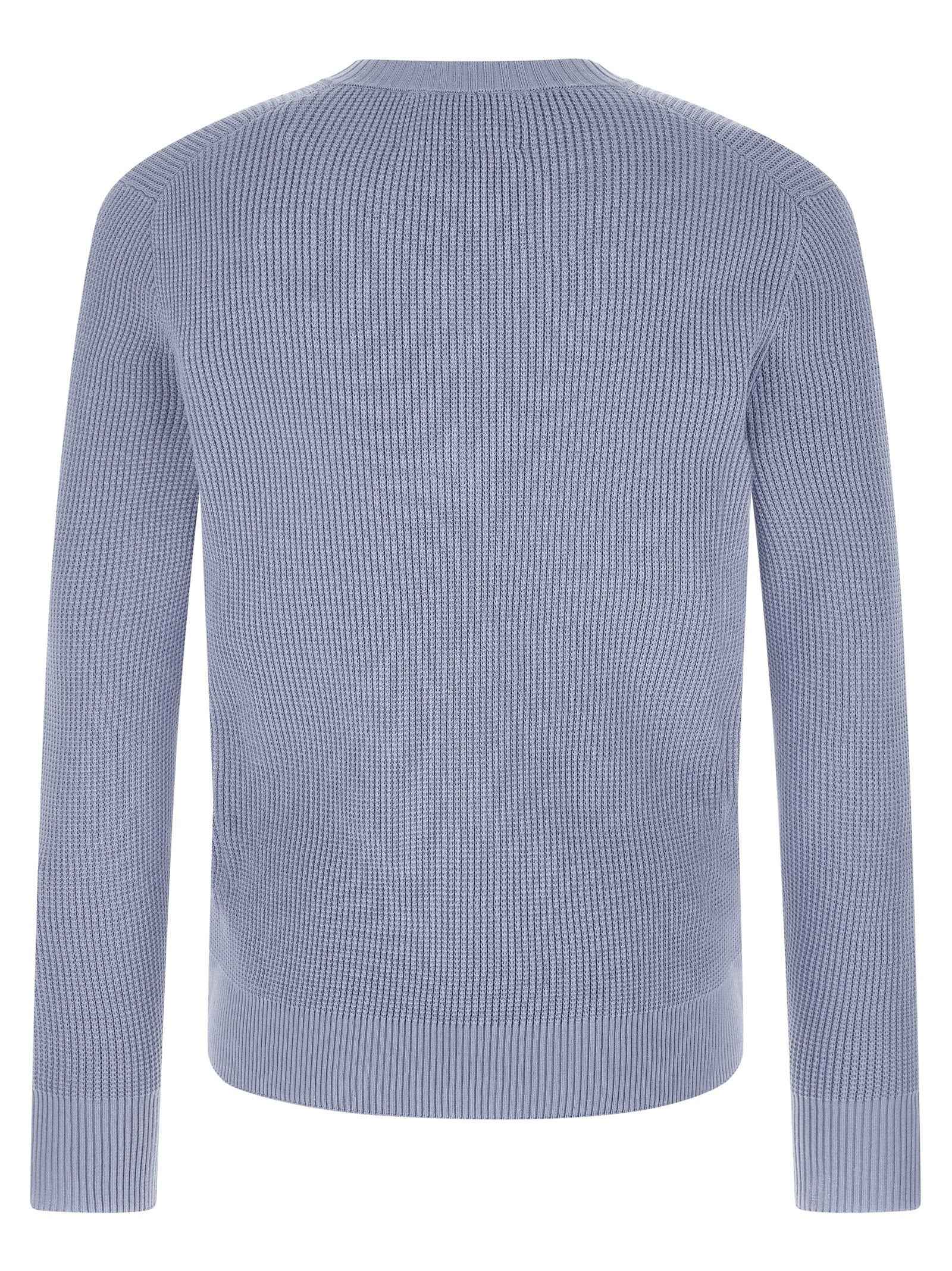 Blue Cotton Cardigan