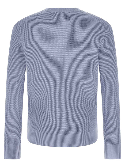 Blue Cotton Cardigan