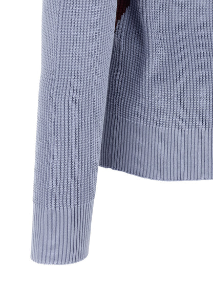 Blue Cotton Cardigan