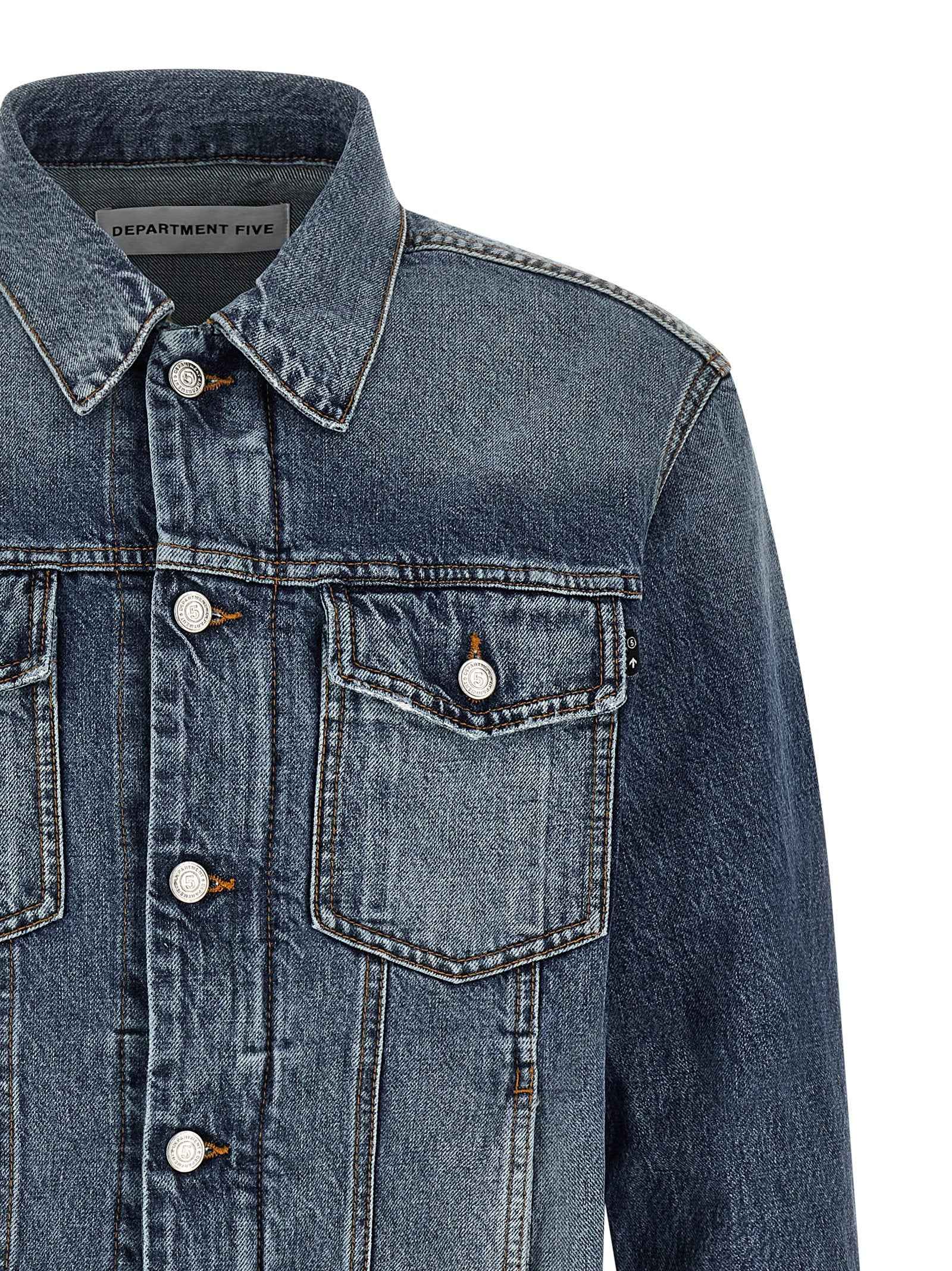 Blue Cotton Denim Jacket