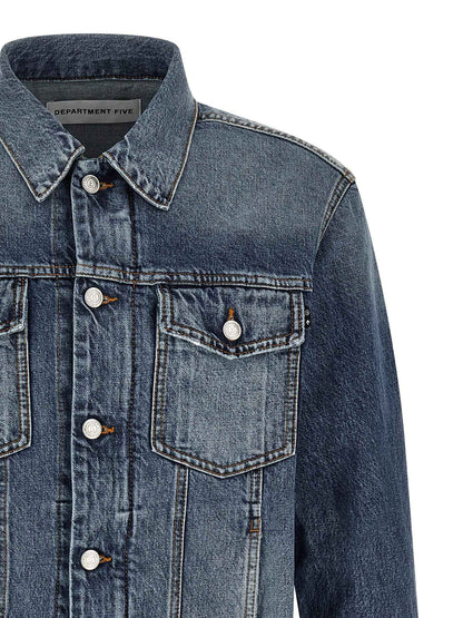Blue Cotton Denim Jacket