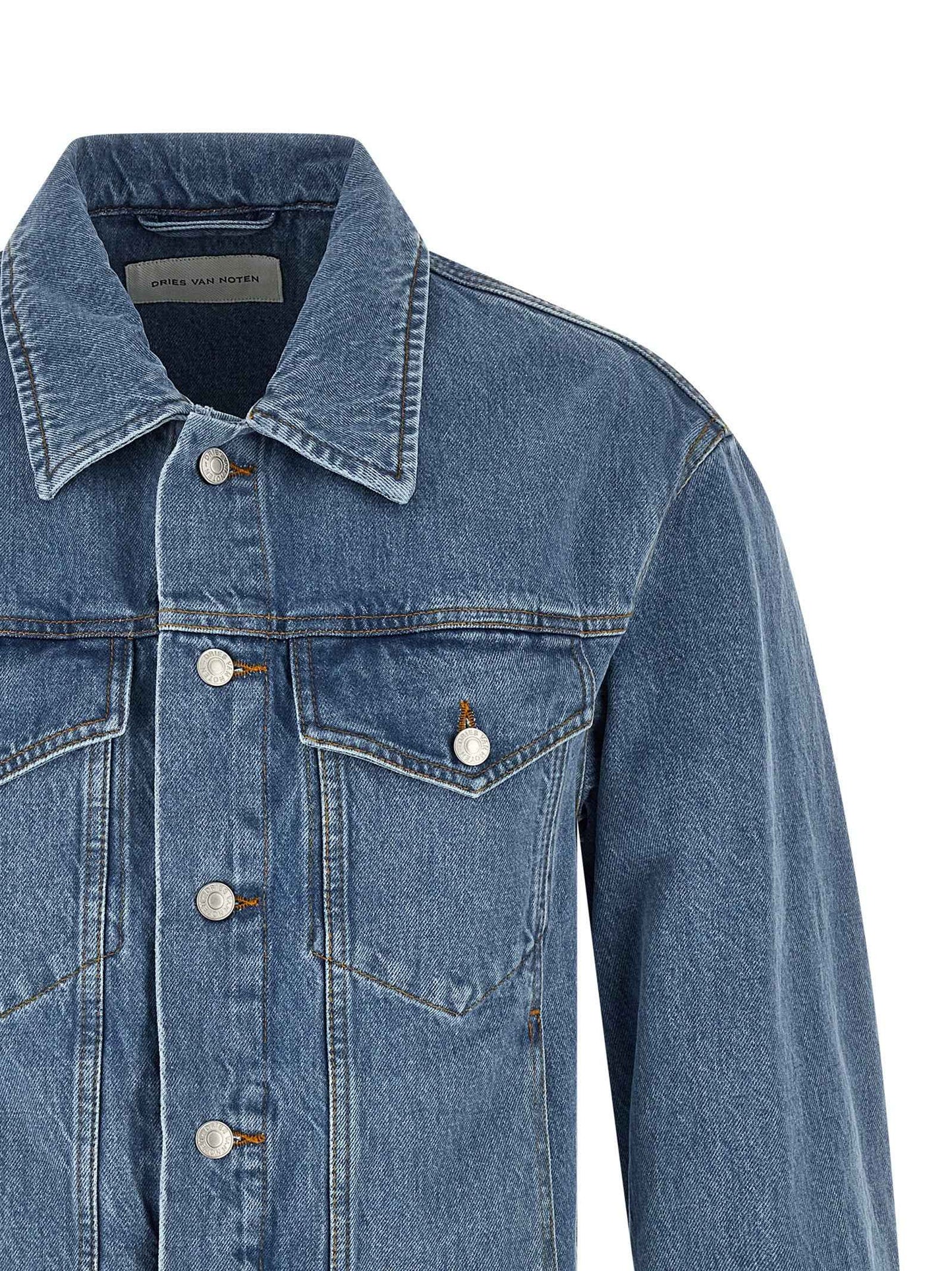 Blue Cotton Denim Jacket