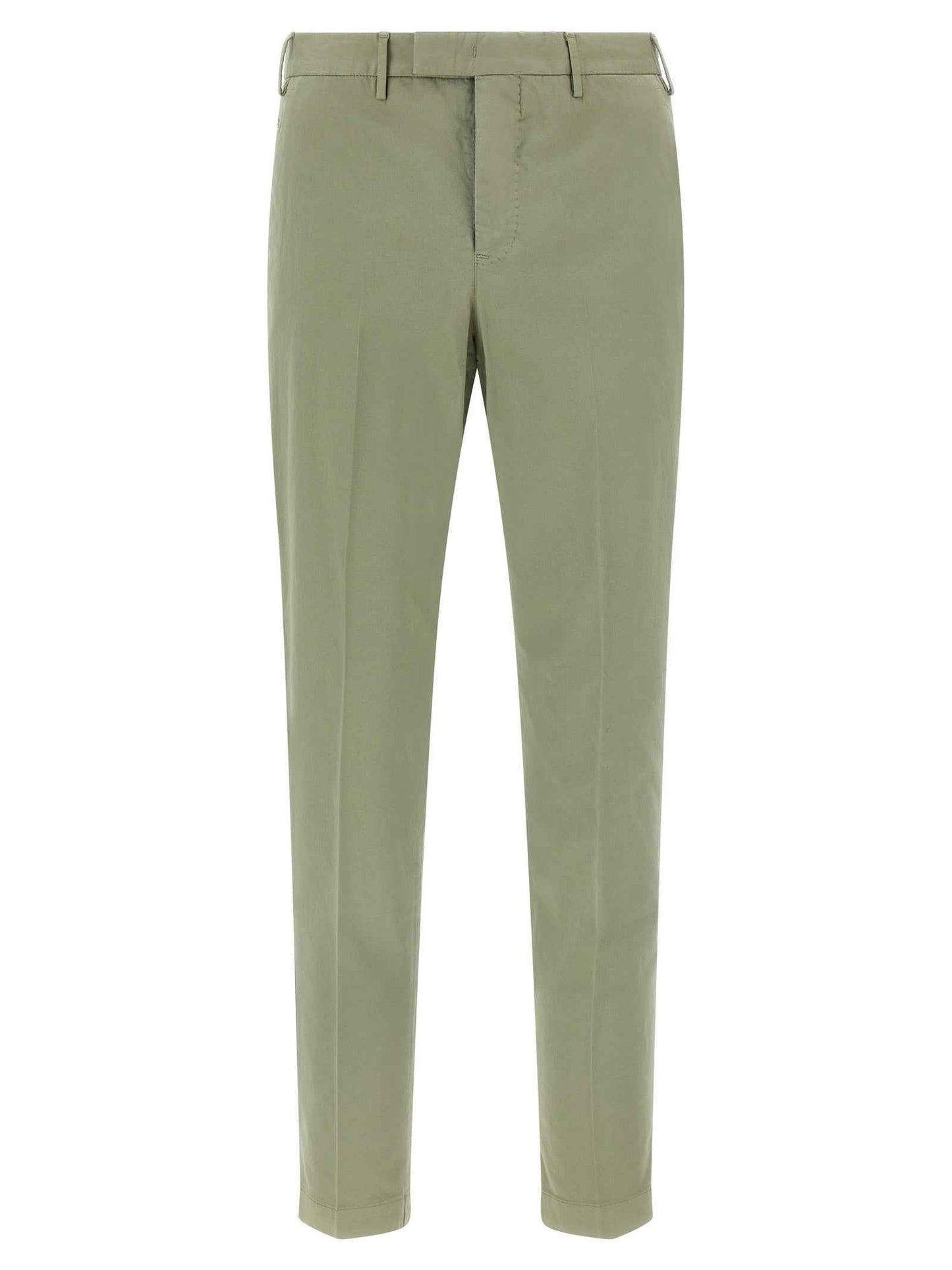 Bicolor Cotton Casual Pants