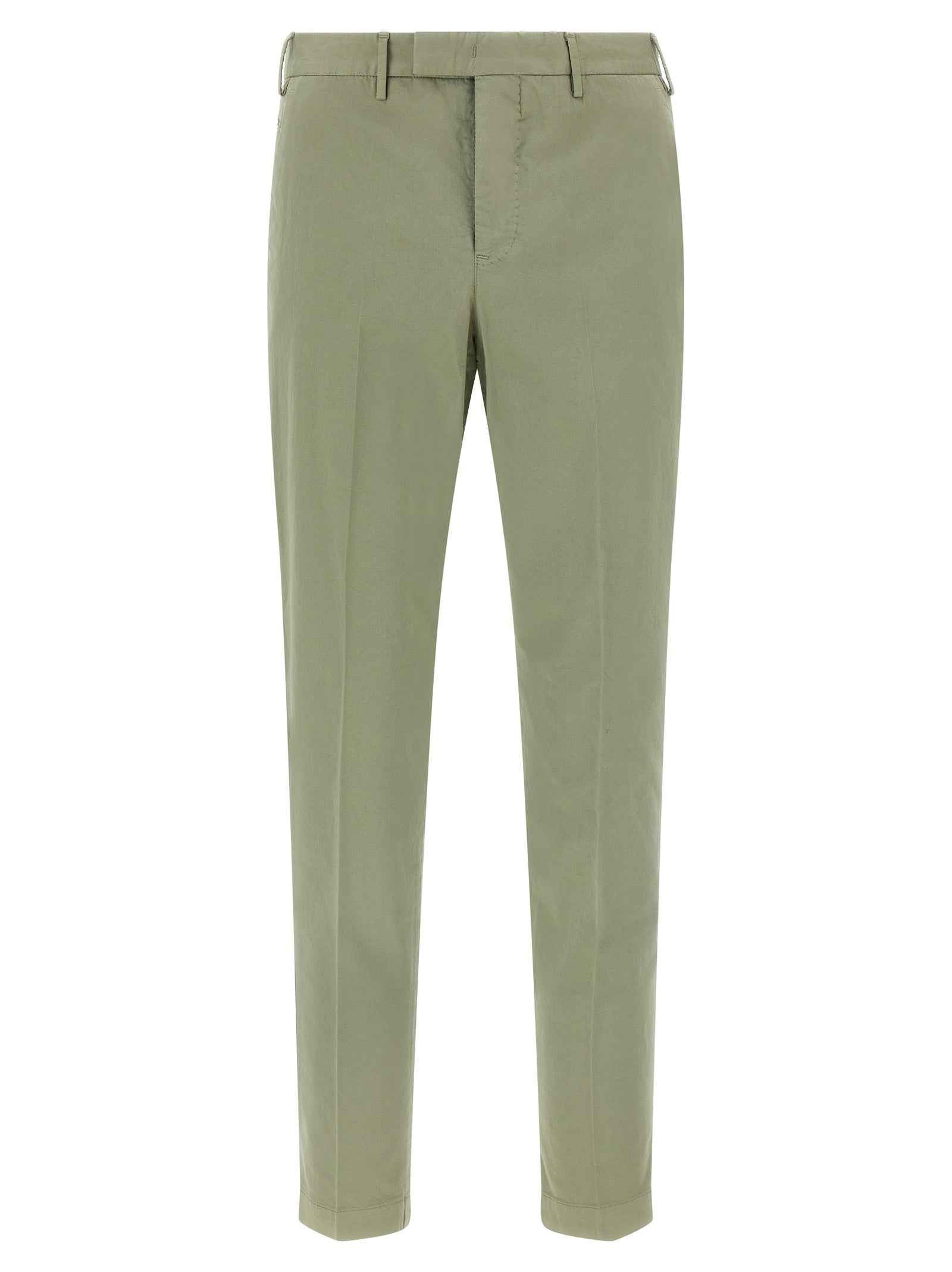 Bicolor Cotton Casual Pants