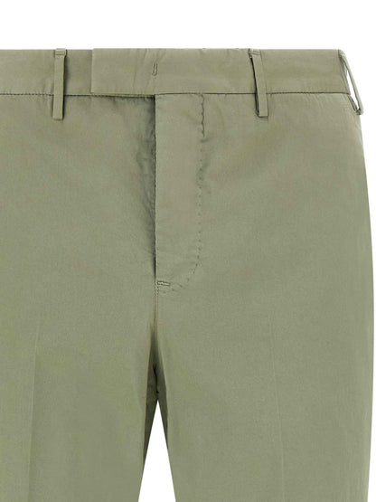 Bicolor Cotton Casual Pants