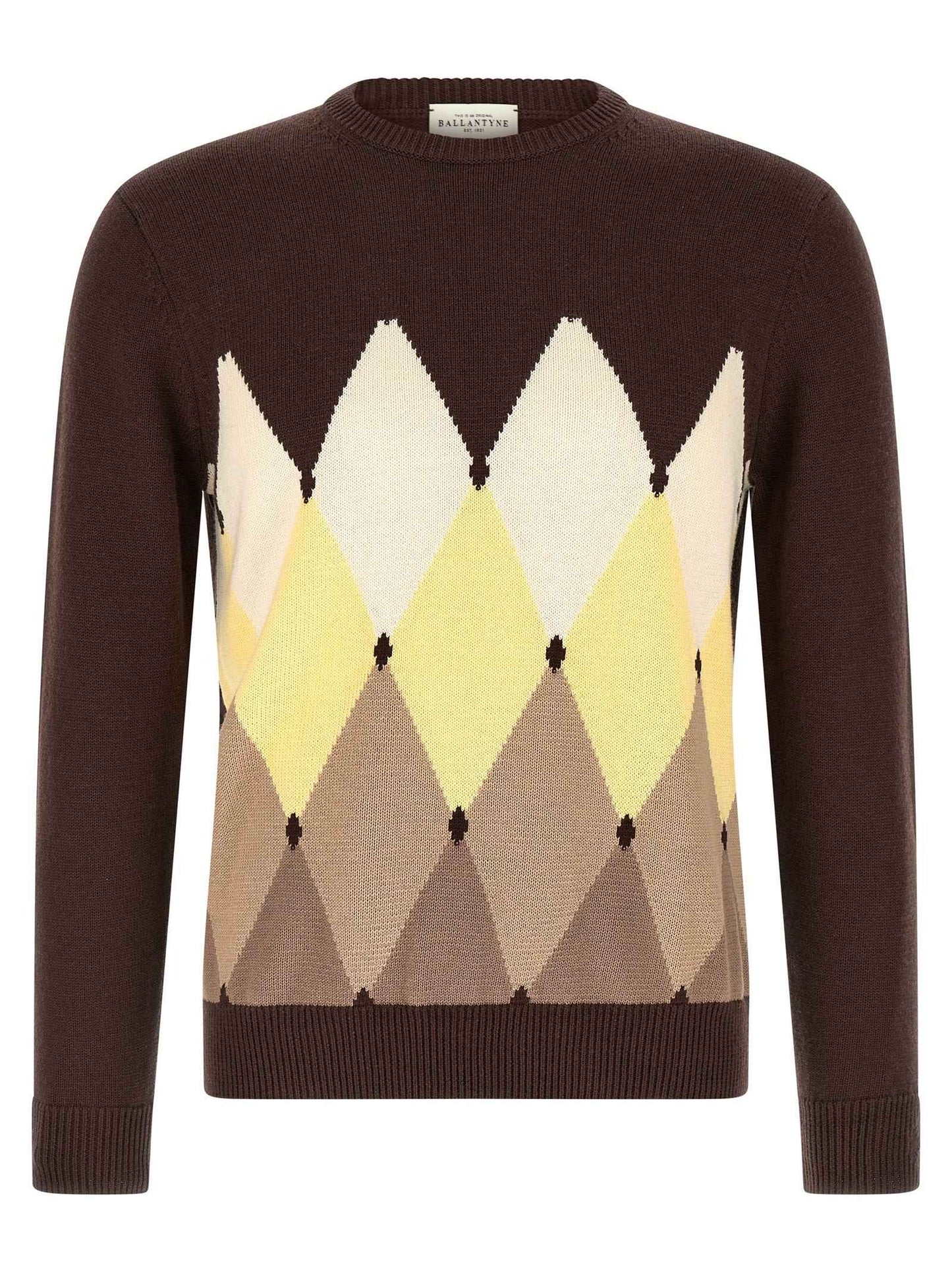 Brown Cotton Cardigan