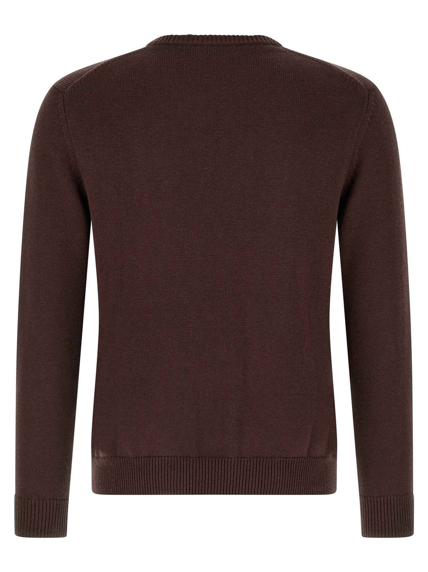 Brown Cotton Cardigan