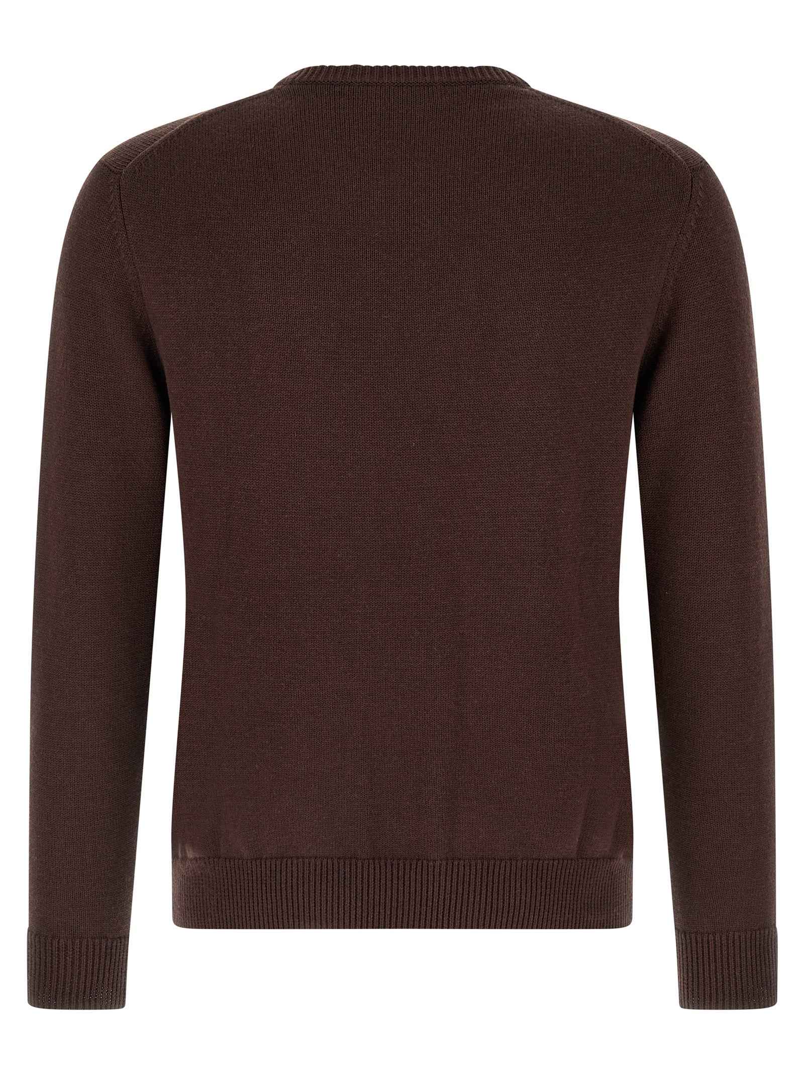 Brown Cotton Cardigan