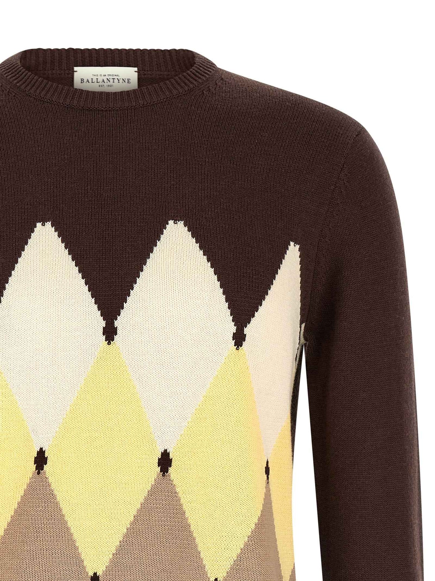 Brown Cotton Cardigan
