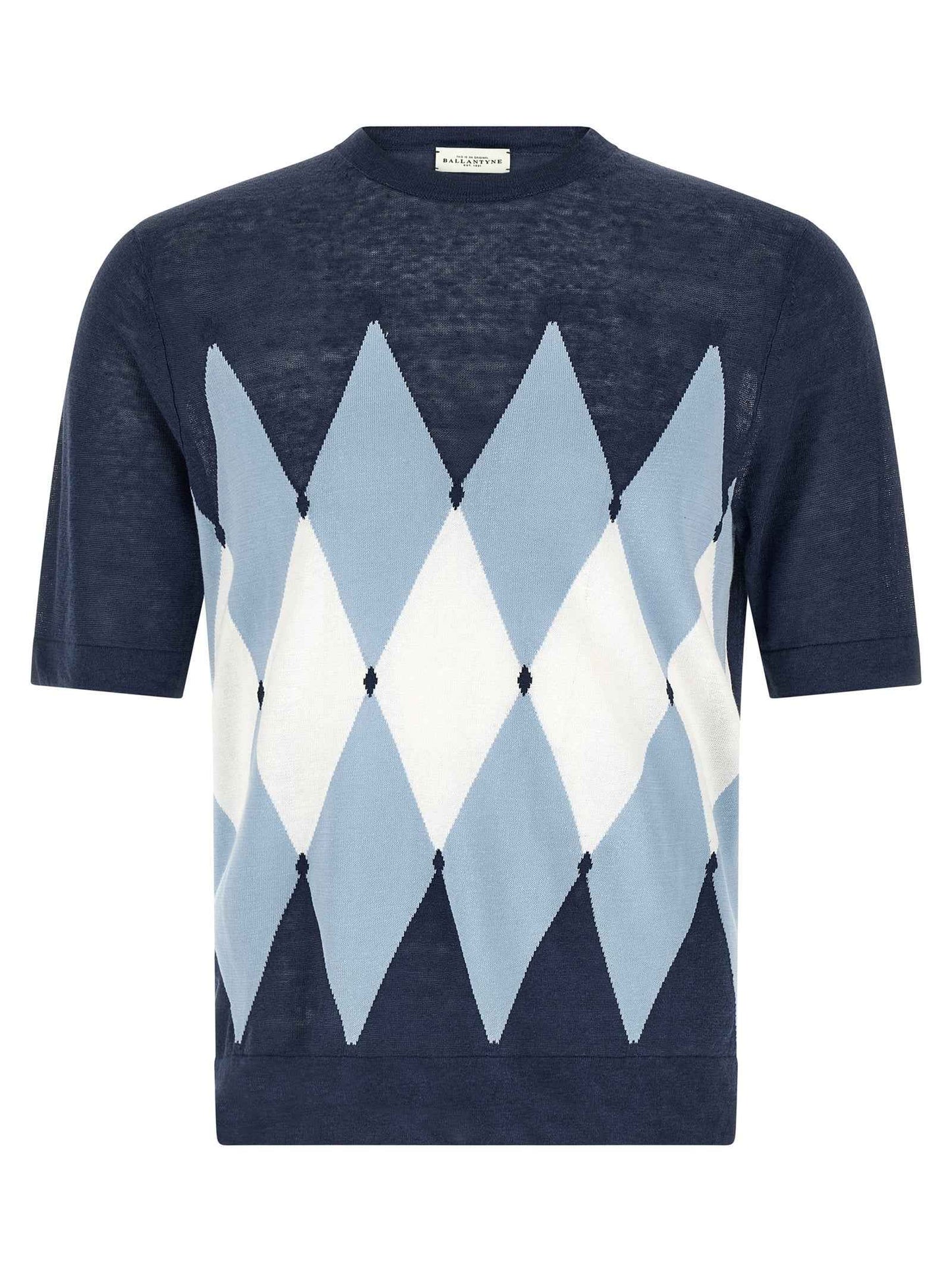 Blue Linen T-Shirt