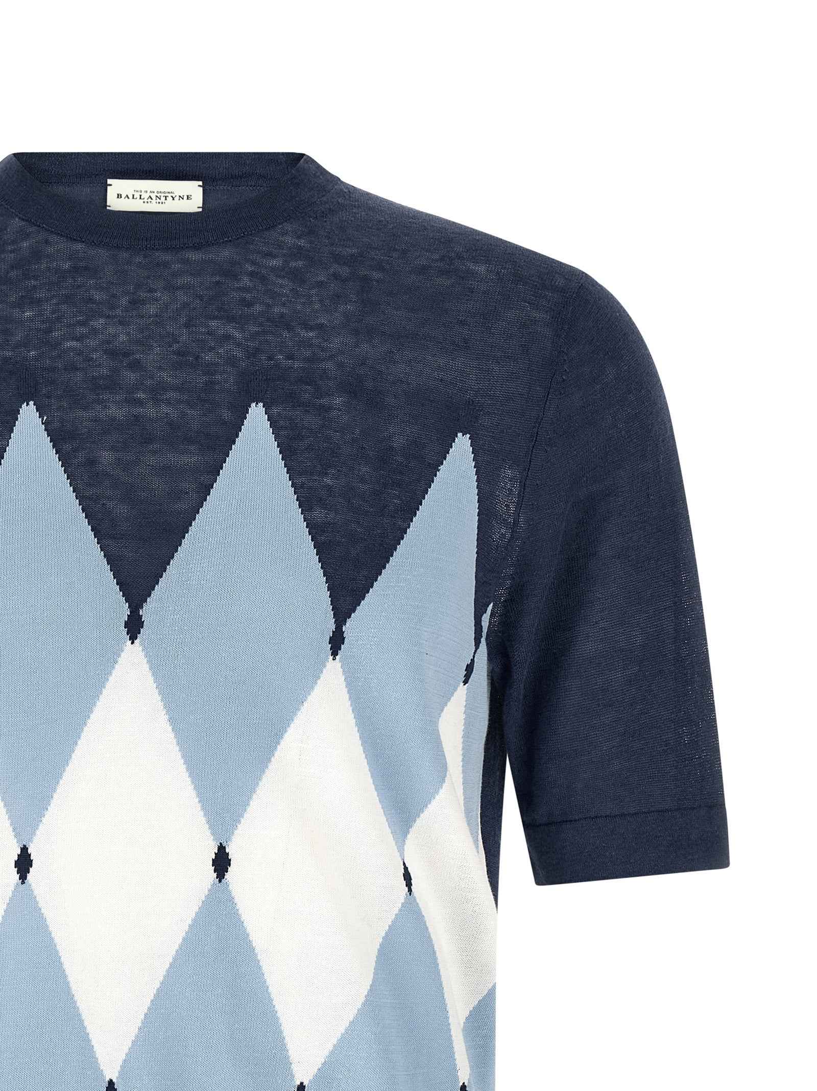 Blue Linen T-Shirt